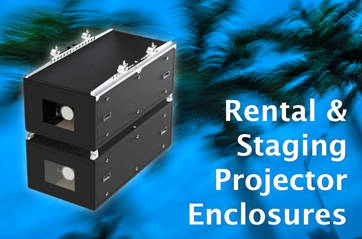Rental and staging enclosures