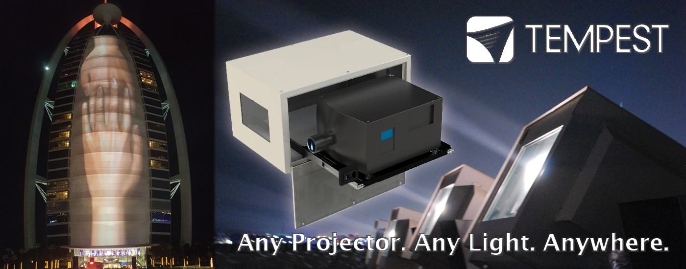 Tempest outdoor projector enclosures